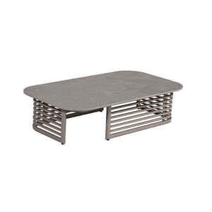 Set <span class=keywords><strong>Sofa</strong></span> taman luar ruangan, Modern mewah 4 buah untuk teras balkon halaman Hotel pantai restoran furnitur santai modis - Product Image 4