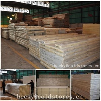 Usine de fabrication de chambres froides sur mesure avec panneaux en PU à joint Camlock