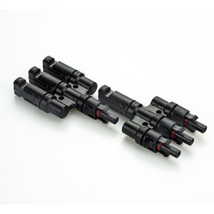 Connecteur T PV type T <span class=keywords><strong>solaire</strong></span> deux trois quatre cinq mâle femelle connecteur de carte de module de batterie - Product Image 3