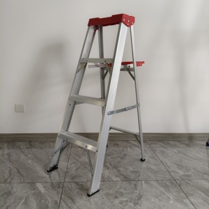 <span class=keywords><strong>Escalera</strong></span> <span class=keywords><strong>de</strong></span> Aluminio Portátil Tipo A <span class=keywords><strong>de</strong></span> Una Sola Cara con Certificación CE para Interiores y Exteriores - Product Image 4