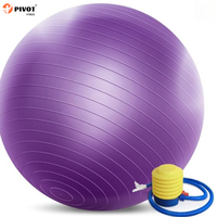 Vente en gros 45cm 55cm 65cm 75cm 85cm PVC Gonflable Yoga Balance Gym Ball Anti-éclatement Yoga Ball pour Yoga Pilates