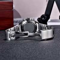 Nouvelle montre pour homme en acier inoxydable, mouvement japonais TMI NH35, étanche, Relogio Masculinos