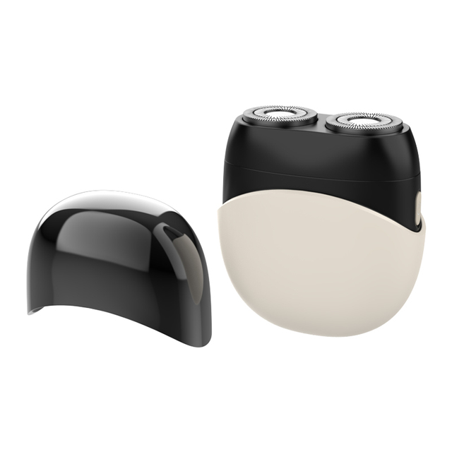 Portable Professional Twin Blade Rotary Electric Shaver for Men Mini Rechargeable IPX7 Waterproof Household & Travel Use