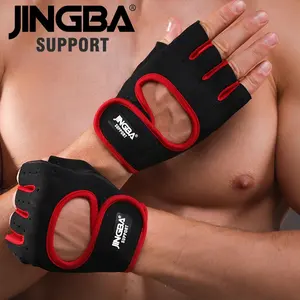 Jingba Fabriek Maatwerk Goedkope Prijs Oem Mannen Vrouwen Outdoor Fietsen Anti-Slip Ademende Sporthandschoenen Voor Gymtraining