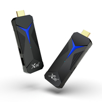 Nouvelle clé TV X96 S600 2025, Android 4K H313, Android 10, dongle TV intelligent, 2 Go/16 Go avec télécommande vocale Bluetooth, boîtier TV Android, décodeur