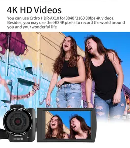 नई UHD Camcorder 30X डिजिटल वीडियो कैमरों आईआर रात दृष्टि Camcorder 4K वीडियो कैमरा