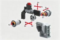 Tour CNC à double broche coulissante YH1132V pour le travail des métaux, idéal pour l'usinage de pièces en alliage de titane pour les industries des moules et de la robotique