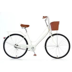 热销品质时尚26英寸单速荷兰自行车老式城市自行车