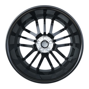 Rines Forjados para SUV de Cinco Radios 5x114.3 Personalizados de 17-22 Pulgadas <span class=keywords><strong>Aero</strong></span> 6061 de Aleación de Aluminio Negro con Certificación JWL de Repuesto con 3 Años de Garantía - Product Image 2