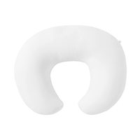 Housse de coussin d'allaitement en tricot élastique en forme de U avec rembourrage en coton, coussin multifonctionnel pour bébé et housse amovible