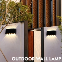 Applique murale LED extérieure en aluminium IP65 étanche, éclairage mural haut et bas pour la maison, les escaliers, la chambre à coucher, la salle de bain, le couloir, le porche