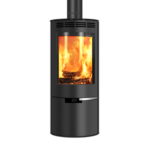 Estufa de chimenea cilíndrica de calefacción de madera de radiador de fácil instalación - Product Image 1