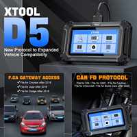 Máquina de Diagnóstico Automotriz XTOOL D5 con Actualización Gratuita de por Vida, Escáner de Códigos BYD y Codificación de Inyectores, Herramienta Eficiente para Inspección de Automóviles