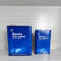 DEXIN Meilleure performance, couche de finition transparente, activateur durcisseur personnalisé pour vernis automobile, application liquide en spray, peinture automobile de qualité supérieure
