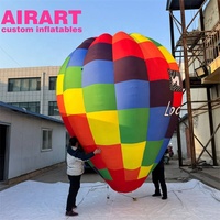 Ballon publicitaire gonflable coloré à air chaud, Ballon gonflable coloré à air chaud pour fêtes à thème