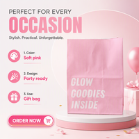 Sacs cadeaux en papier kraft robustes personnalisés avec poignées, sacs fourre-tout épais de qualité supérieure pour la vente au détail, les produits de beauté et l'emballage de boutiques