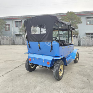 Vente en gros usine – Meilleur prix – Voiture électrique rétro personnalisée bleue, berline classique pour le tourisme et les voyages - Product Image 4