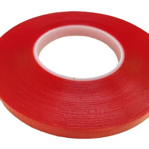 Siêu mạnh hai mặt băng dính rõ ràng Pet băng cho quảng cáo biểu ngữ gắn băng đỏ - Product Image 2