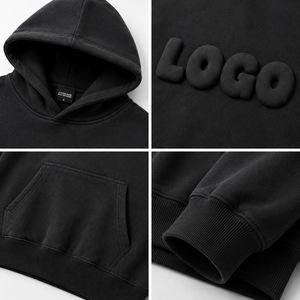 Sudadera con Capucha Extra Grande de Felpa Gruesa de 500 g/m², 80% Algodón, 20% Poliéster, Fabricante de Ropa Personalizada - Product Image 2