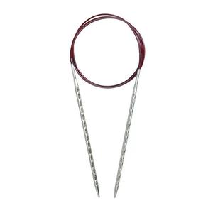 Aiguilles à tricoter circulaires en nylon, design simple, épaisseur <span class=keywords><strong>2</strong></span>.0-<span class=keywords><strong>5</strong></span>.0MM, longueur 40CM, outils de tricot pour pulls, laine, coton, bricolage - Product Image 6