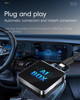 Adaptateur Carplay pour voiture avec Android 13, 2G+16G, Youtube, Netflix, boîte AI pour voiture, design gratuit