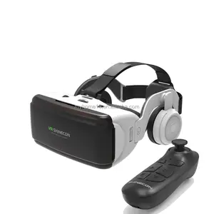 Vr Headset Met Afstandsbediening 3d Virtual Reality Headset Voor Film Video Games 3d Vr Bril Voor Iphone Android