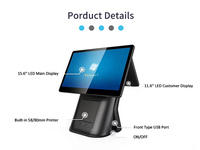 Al por mayor al por mayor de punto de venta Android restaurante Software Pos venta al por menor de punto de venta de fuente abierta con sistema inglés