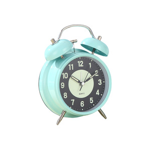 Fabrieksdirect geproduceerde klassieke dubbele belwekker, retro bureauklok in meerdere maten voor slaapkamer nachtkastje decoratie - Product Image 5