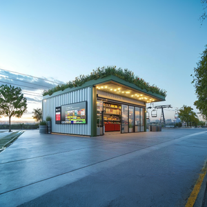 Khu dân cư Kết Cấu Thép di động <span class=keywords><strong>container</strong></span> nhà mở rộng thương mại văn phòng đường phố lối vào cửa hàng nhà bếp cho xây dựng - Product Image 4