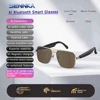 Lunettes Intelligentes IA de Technologie Avancée avec Protection Solaire Intégrée et Traduction IA par Modèle à Grande Échelle