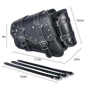 Sacoches de <span class=keywords><strong>selle</strong></span> de moto en PVC, sacoches latérales pour <span class=keywords><strong>Harley</strong></span> <span class=keywords><strong>Davidson</strong></span> Touring <span class=keywords><strong>Sportster</strong></span> - Product Image 3