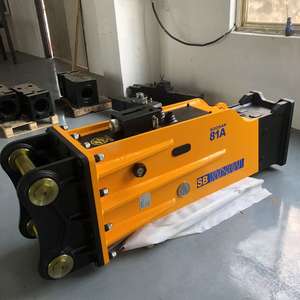 Martillo hidráulico tipo caja SB81A SOOSAN con acumulador para excavadoras de 18-26 toneladas con caja de herramientas de repuesto. - Product Image 2