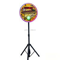 Minuteur de jeu interactif numérique LED rouge personnalisé à bouton-poussoir, 10 secondes, portable, en plastique, pour divertissement sportif