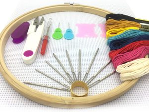 Bordado Kit <span class=keywords><strong>de</strong></span> iniciación Jue VU la gama completa <span class=keywords><strong>de</strong></span> <span class=keywords><strong>Cruz</strong></span> puntada Kit <span class=keywords><strong>de</strong></span> herramienta <span class=keywords><strong>de</strong></span> precio barato - Product Image 2