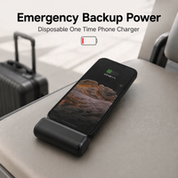 Chargeur de téléphone jetable pré-chargeé à usage unique