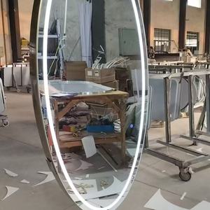 Espejo de Pared Grande para Salón de Belleza, Estilo Dorado, con Iluminación LED, para Peluquería y Maquillaje, Oferta Especial - Product Image 6