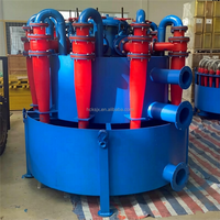 Groupe d'hydrocyclones haute capacité pour le traitement des minerais dans l'exploitation minière, cluster d'hydrocyclones revêtu de polyuréthane pour la classification des minerais