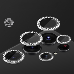 Protector de Lente de Cámara con Anillo y Patrón de Diamantes para Samsung <span class=keywords><strong>Galaxy</strong></span> Z Fold Flip 8, Producto <span class=keywords><strong>Nuevo</strong></span> - Product Image 2
