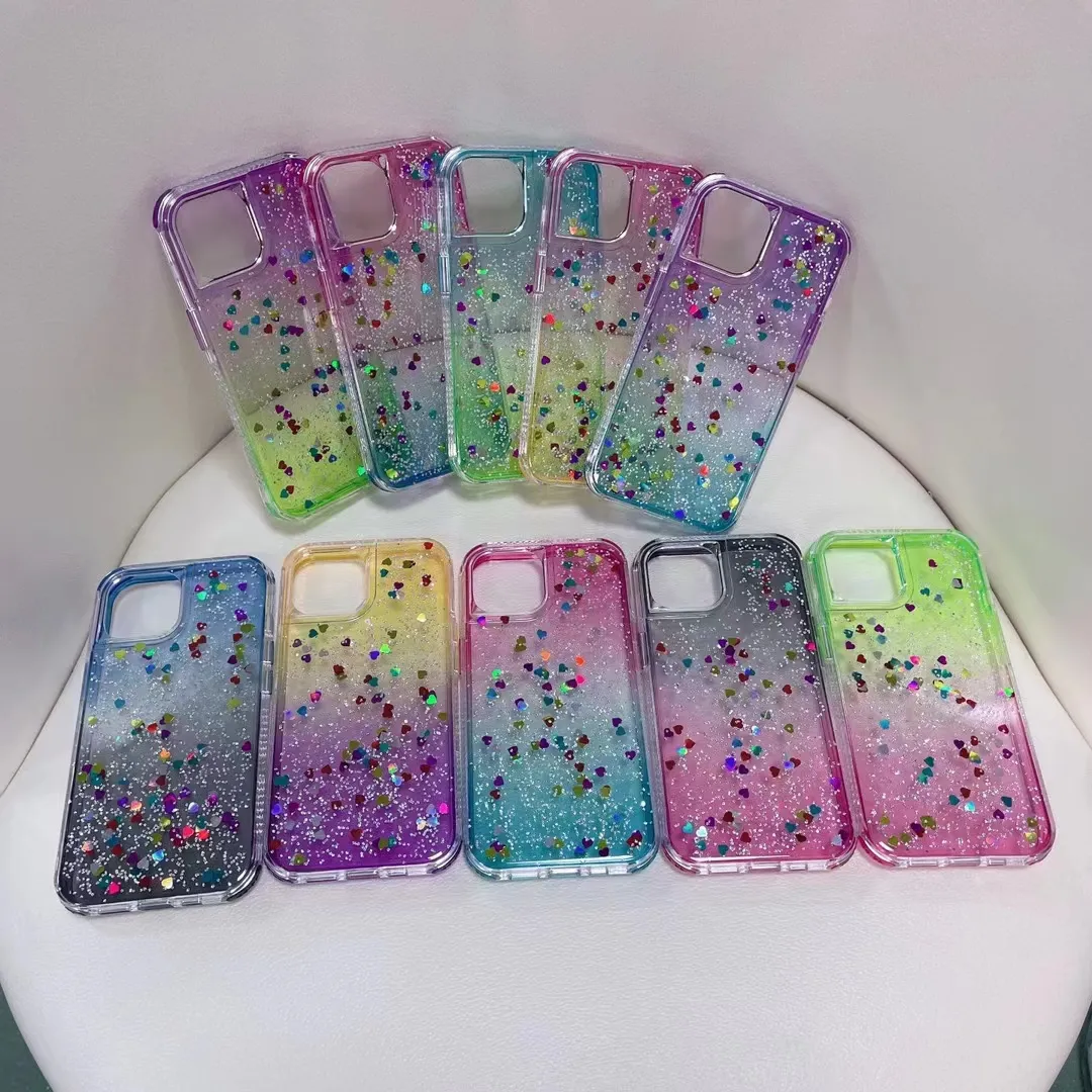 For Redmi NOTE 12S 3-in-1 Colourful Print 12 lite Drop-proof Girls Lady Style Heart Phone Case Cover