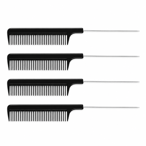 Pettine professionale a denti larghi con perno in metallo - Product Image 1