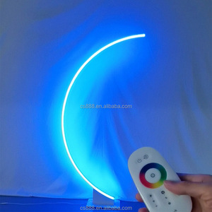 Lampadaire moderne postmoderne LED RGB <span class=keywords><strong>Foscarini</strong></span> Support en laiton Éclairage minimaliste Corps en aluminium Finition fer or noir Salon - Product Image 4