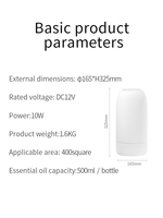 Diffuseur d'arômes électrique sans eau professionnel, nouvelle technologie, pour hôtels et usage commercial, 500 ml