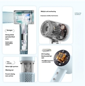 Nuevo Secador de Pelo Eléctrico de Alta Velocidad con Temperatura Ajustable, Profesional, Bajo Ruido, Secado Rápido, con Iones para el Cuidado del Cabello - Product Image 4