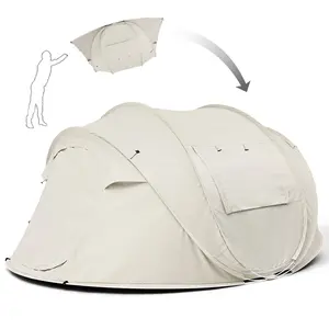उच्च गुणवत्ता निविड़ अंधकार तम्बू पोर्टेबल के लिए स्वत: पॉप अप आउटडोर डेरा डाले हुए तम्बू