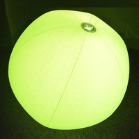 Jouet Grand DMX Son Activé Gonflable A Mené Le Ballon De Plage