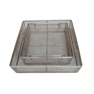 Panier de stérilisation de stockage de grillage de l'acier inoxydable 304 panier de maille en métal pour l'hôpital - Product Image 2