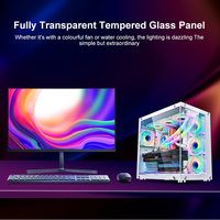 Gamers RGB Full Tower PC Case ATX Gaming PC Cabinet Desktop