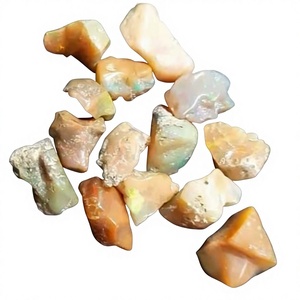 Good Lucking Shree Om Creations - Piedra Lunar Natural Cruda de 10-15 mm, Acabado Pulido, para Joyería de Moda, Gema IGI - Product Image 1