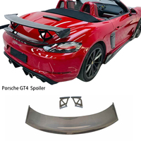 Pour Porsche 718/981/982 série auvent avant en carbone sec lèvre avant diffuseur arrière coin avant garde-boue Tuyere Kit de mise à niveau