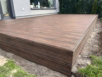 Panneau de clôture de jardin extérieur WPC, écran de confidentialité, imperméable, ignifuge, antidérapant, décoratif, séparateur de cour, installation facile